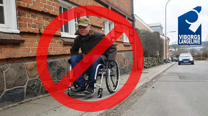 Viborgs Langelinie - Byudvikling - Søndersø - Bevægelseshæmmede - Kørestolsbrugere - Niveauforskel